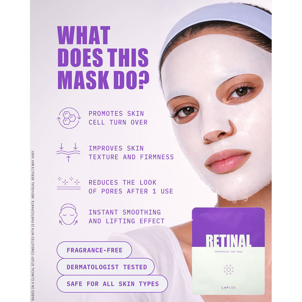 Retinal Resurfacing Sheet Mask 5 - Pack Box