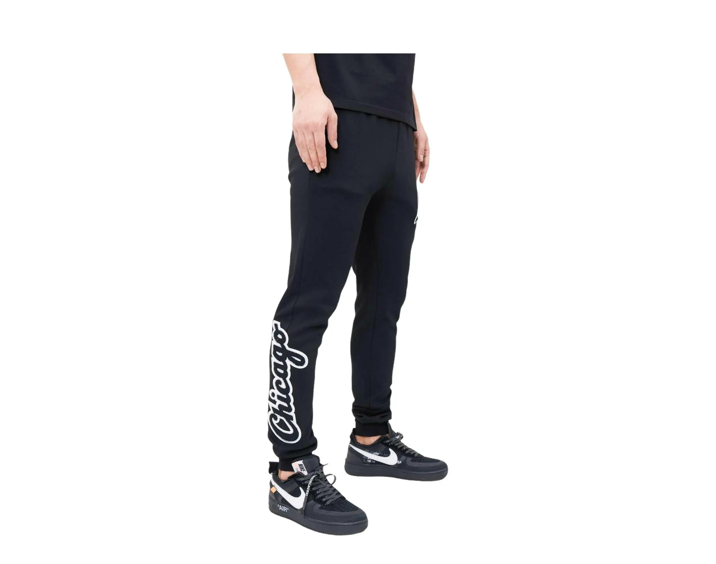 Pro Standard Chicago White Sox Logo Men Joggers Black