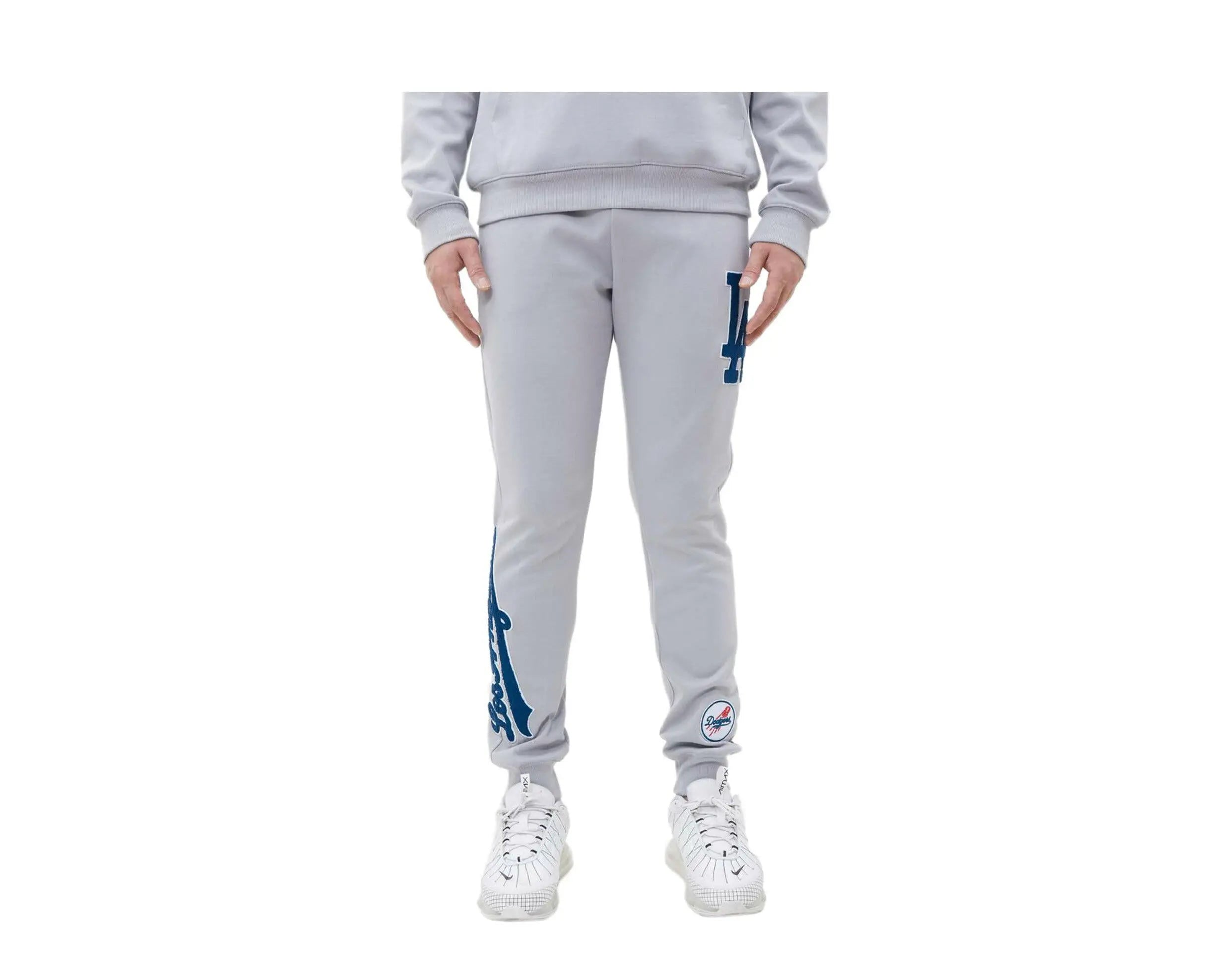 Pro Standard Los Angeles Dodgers Logo Men Joggers Grey