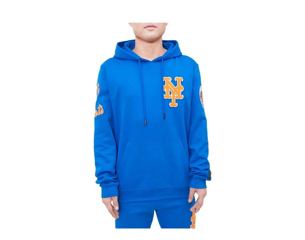Pro Standard New York Mets Classic Chenille Men Hoodie Royal Blue