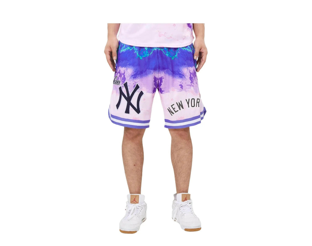 Pro Standard New York Yankees Pro Team Pink Dye Men Shorts Pink Dye