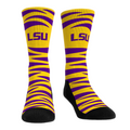 LSU Tigers - Tiger Print Crew Socks