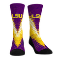 LSU Tigers - V Shape Tie Dye Crew Socks