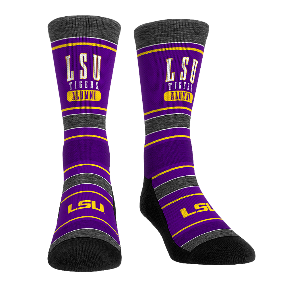 LSU Tigers - Alumni Crew Socks