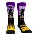 LSU Tigers - Star Wars - Defend the Empire Crew Socks