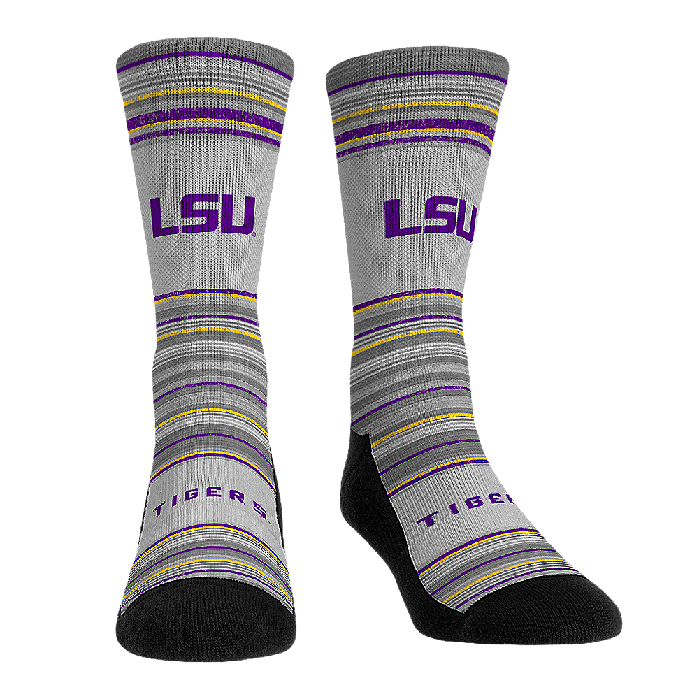 LSU Tigers - Heather Classics Crew Socks