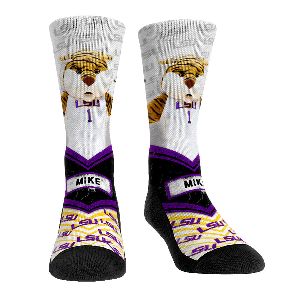 LSU Tigers - Mascot Walkout Crew Socks