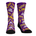 LSU Tigers - Microdot All-Over Crew Socks
