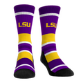 LSU Tigers - Tech Stripe Crew Socks