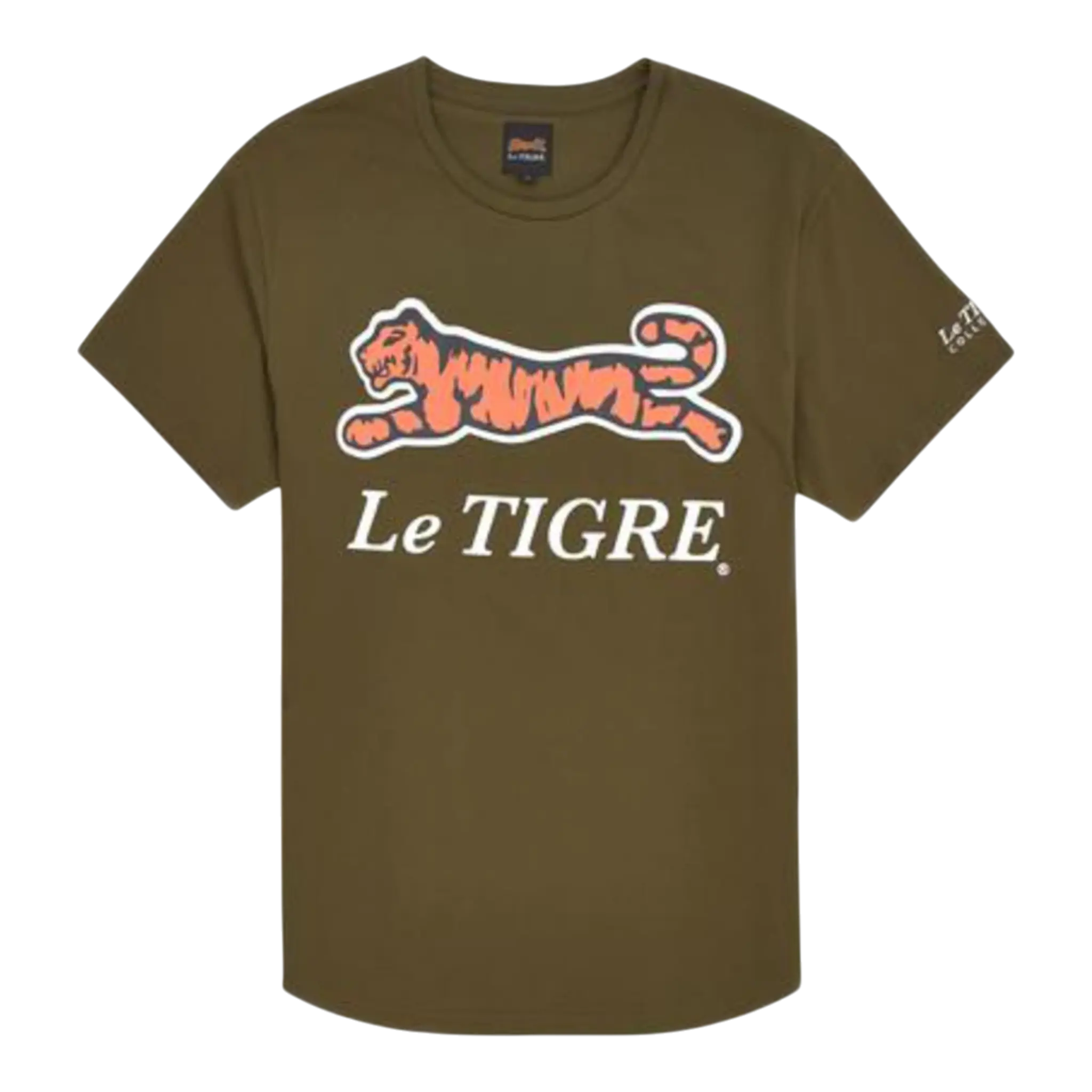 Le Tigre Classic Logo Men’s T-Shirt – Green