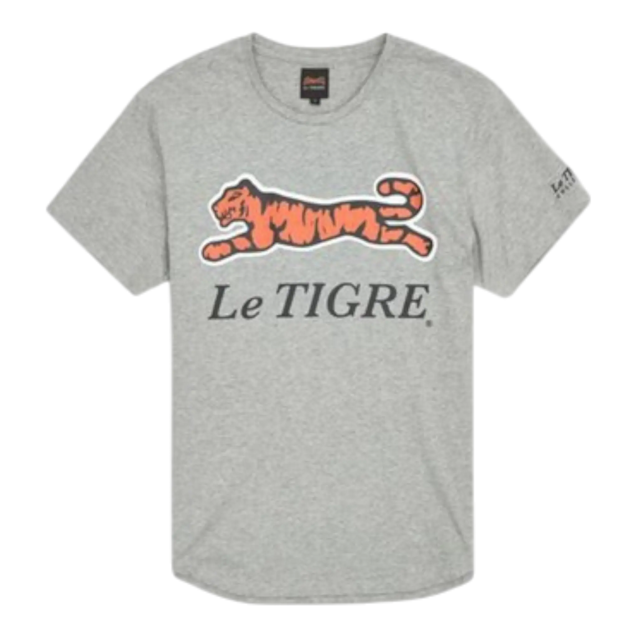 Le Tigre Classic Logo Men’s T-Shirt – Grey
