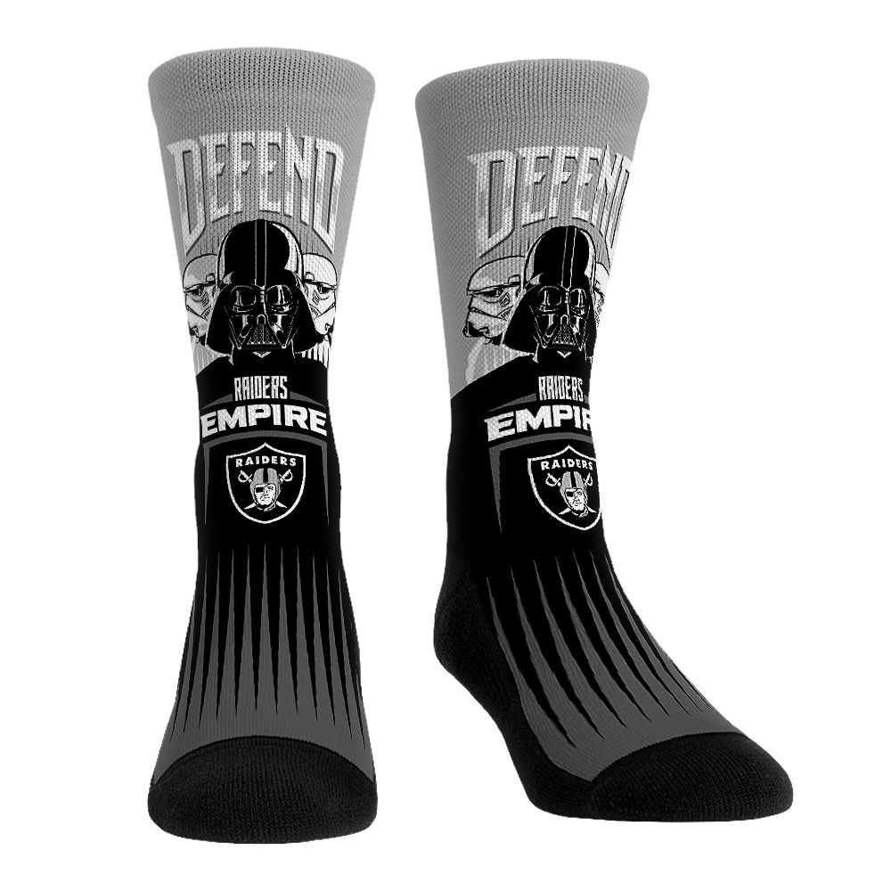 Las Vegas Raiders - Star Wars - Defend the Empire Crew Socks