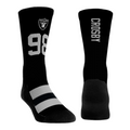Maxx Crosby - Las Vegas Raiders - Jersey (Black) Crew Socks