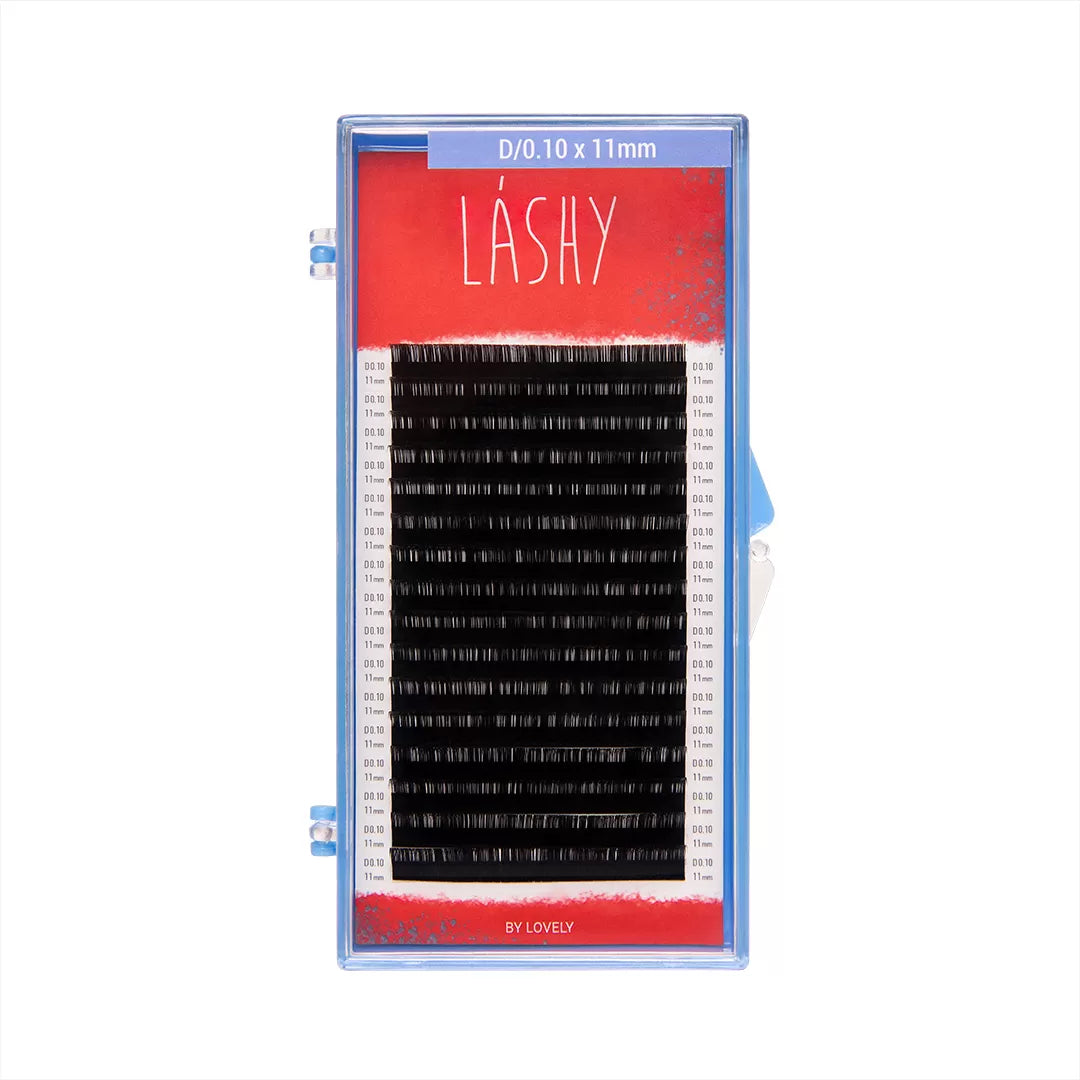 Lashy Eyelash Extensions Red - 16 Line D/L/M Curl