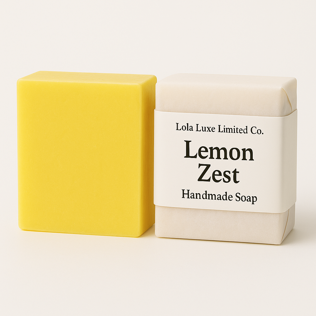 Lemon Zest- Lemon Scented Handmade Soap-0