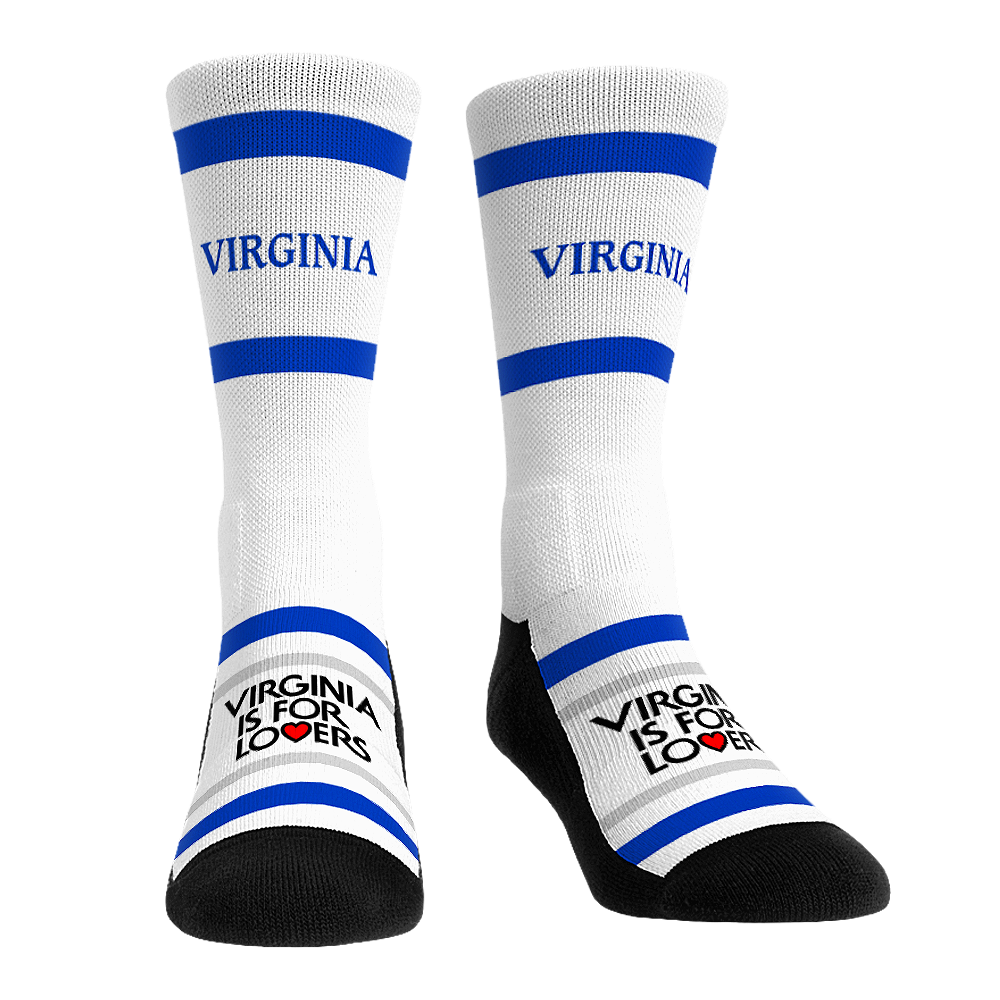 Virginia - License Plate Crew Socks