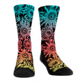 Floral Fade Crew Socks
