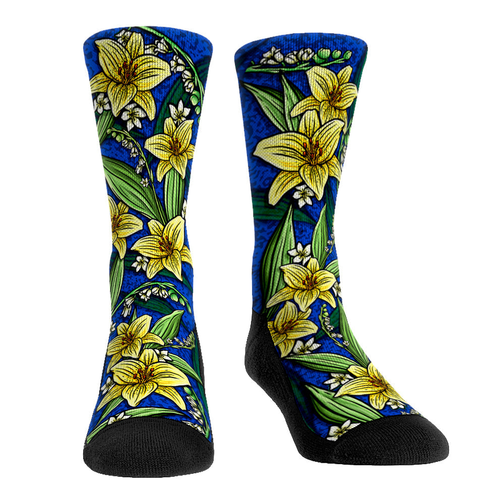 Vanilla Lily Crew Socks