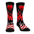 Valentine's Day - Heart Flames Crew Socks