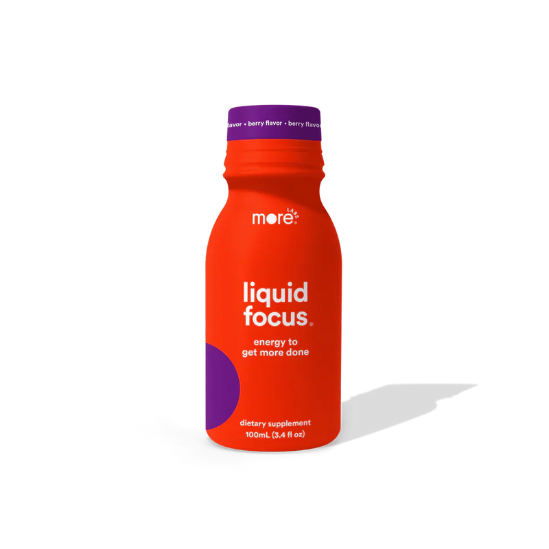 liquid focus | 6, 12, or 24-Pack Berry-Flavored Energy+Focus Supplement 3.4oz.