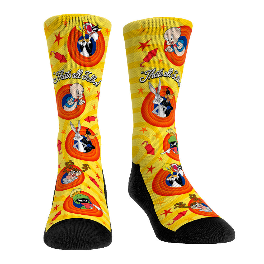 Looney Tunes - That's All Folks! Crew Socks