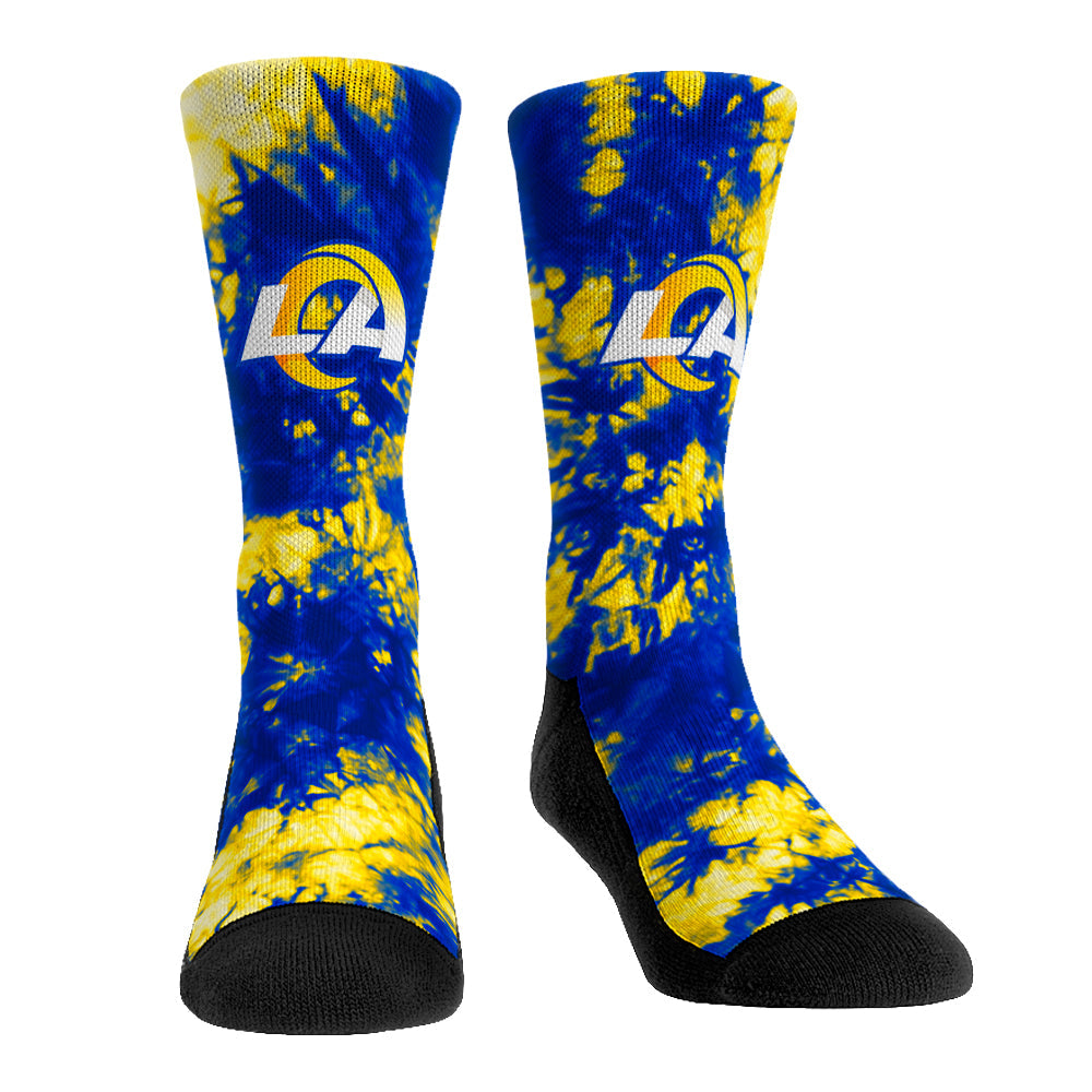 Los Angeles Rams - Team Tie Dye Crew Socks