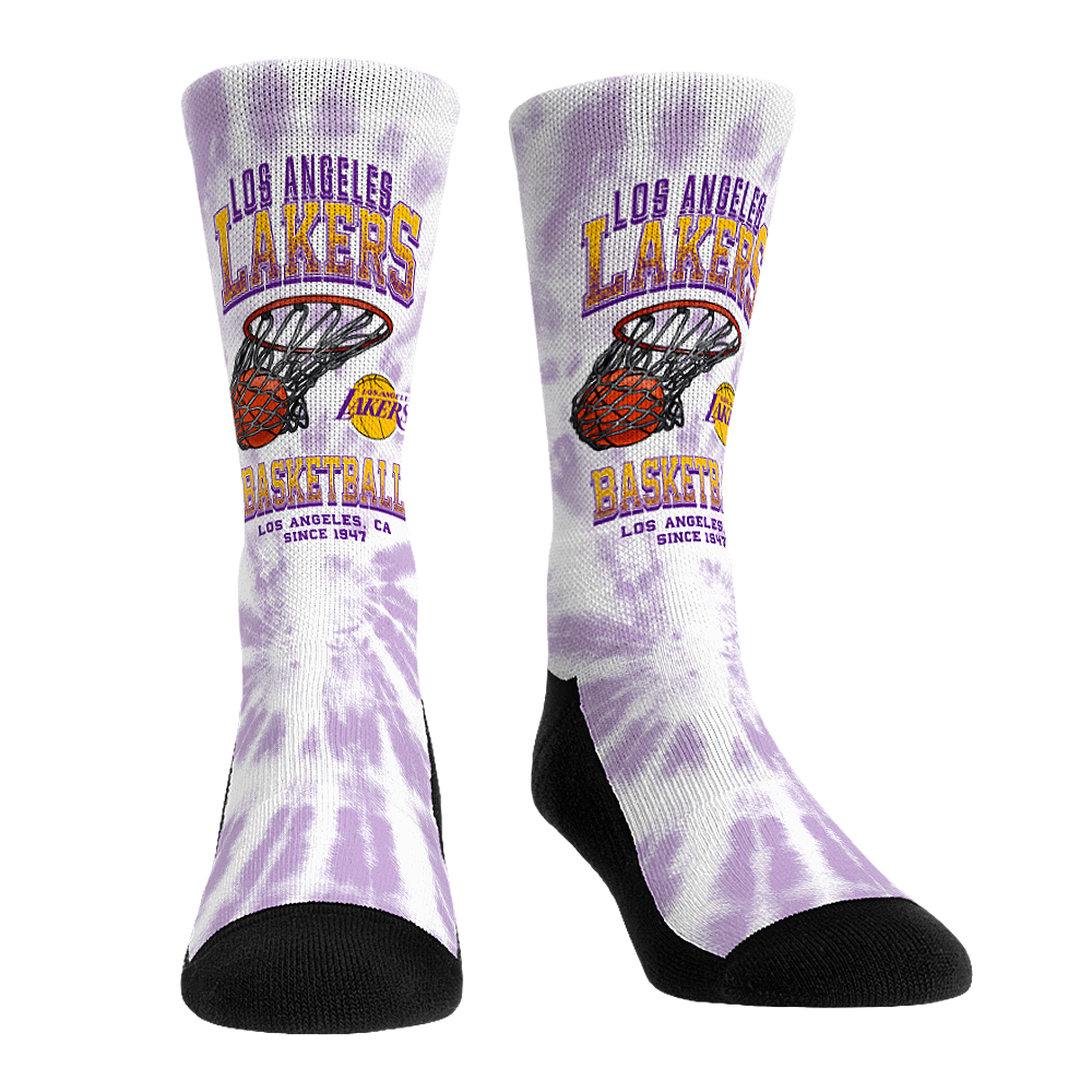 Los Angeles Lakers - Vintage Hoop Crew Socks