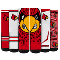 Louisville Cardinals - Super Fan Crew Socks 5-Pack