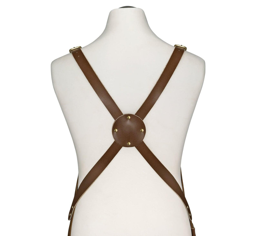 WONDERWALL ‘La Sélection Joyce’ "Texas" Leather Apron, 31" x 22"