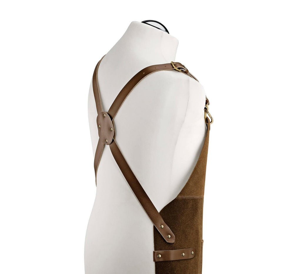 WONDERWALL ‘La Sélection Joyce’ "Texas" Leather Apron, 31" x 22"