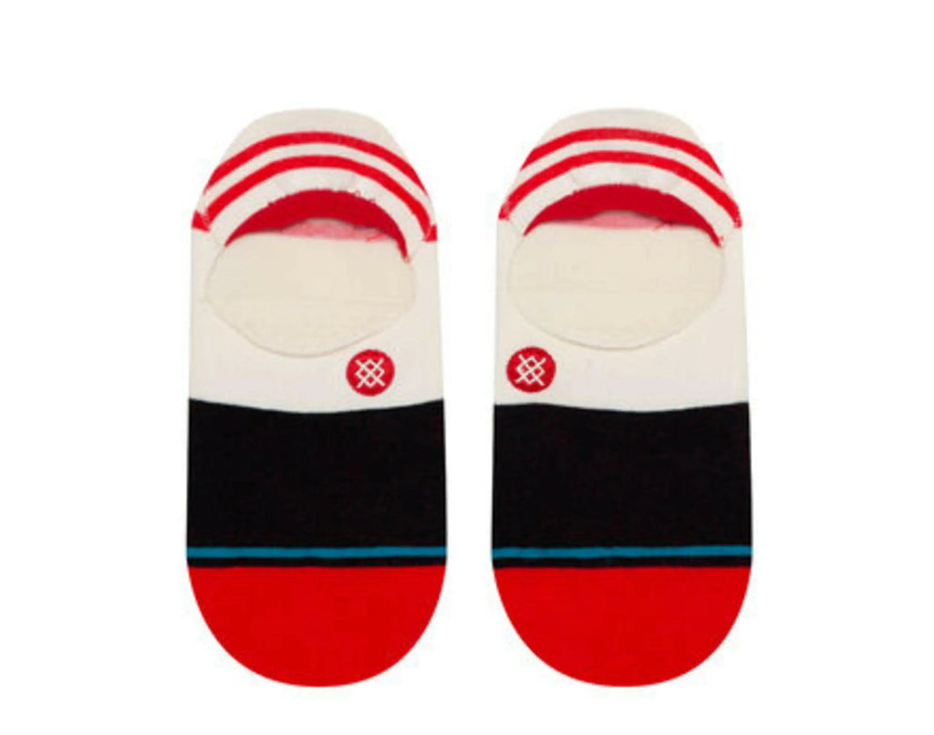 Stance Gamut 2 No Show Men Socks Red/Black/White
