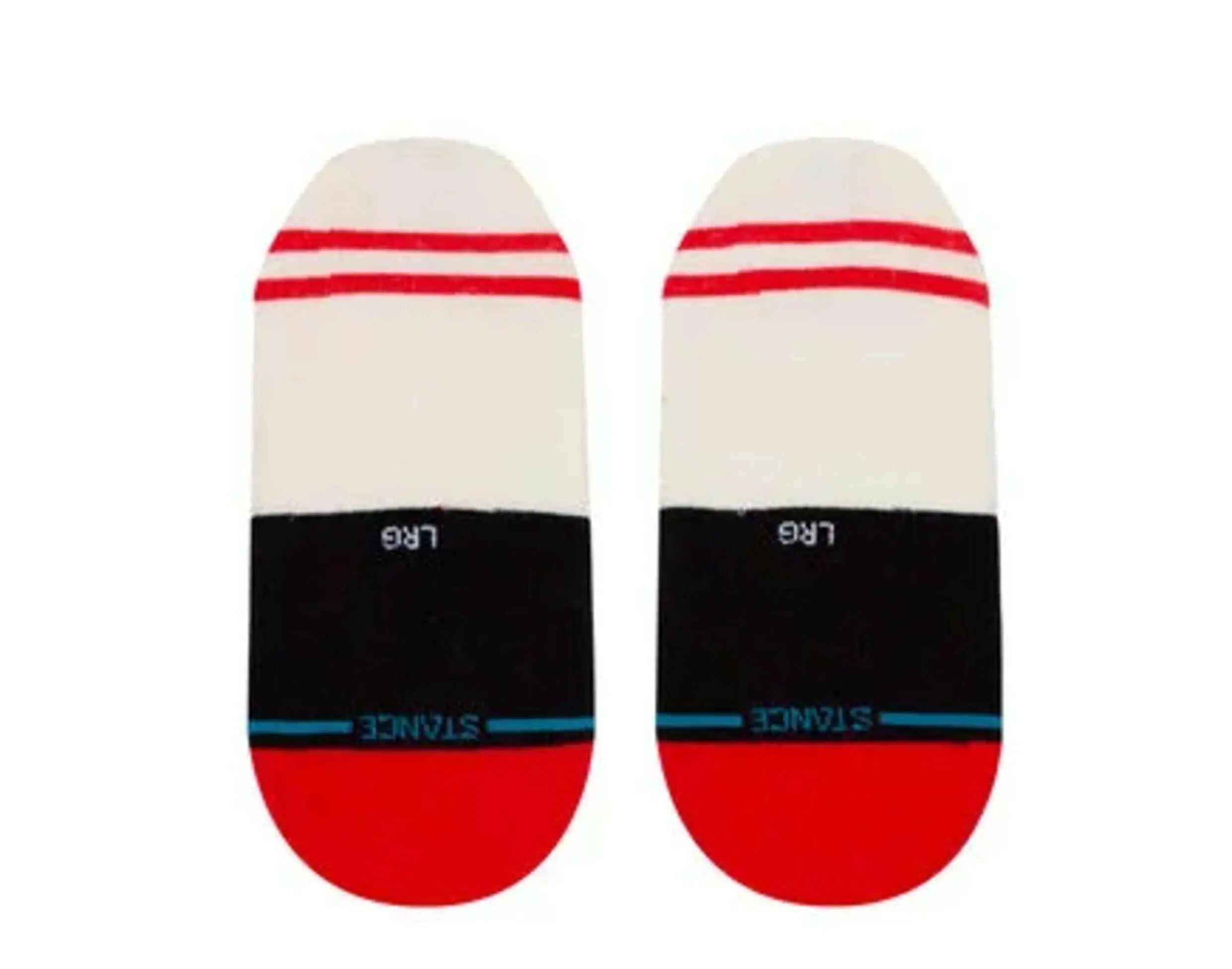 Stance Gamut 2 No Show Men Socks Red/Black/White