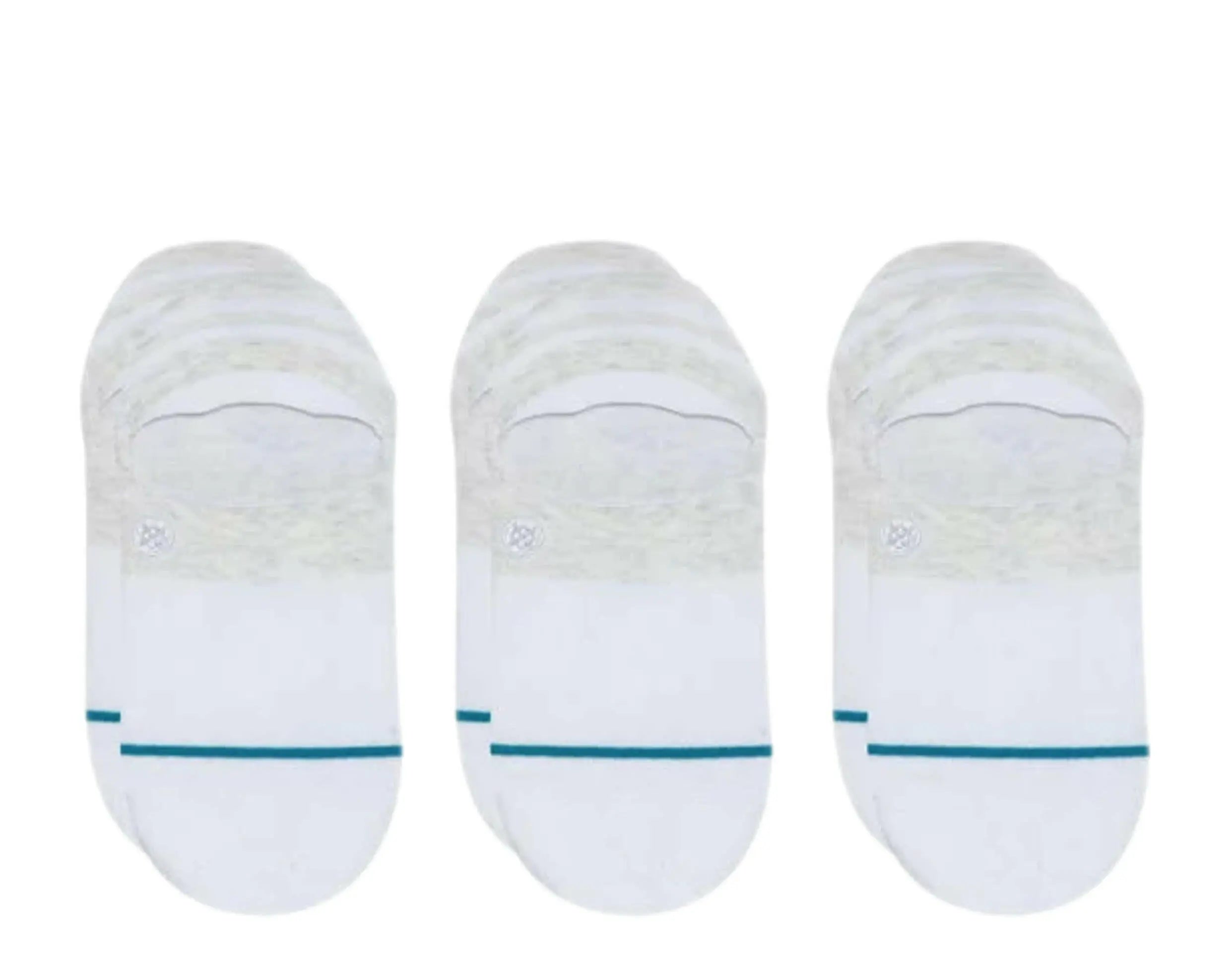Stance Gamut 2 No Show 3-Pack Men Socks White