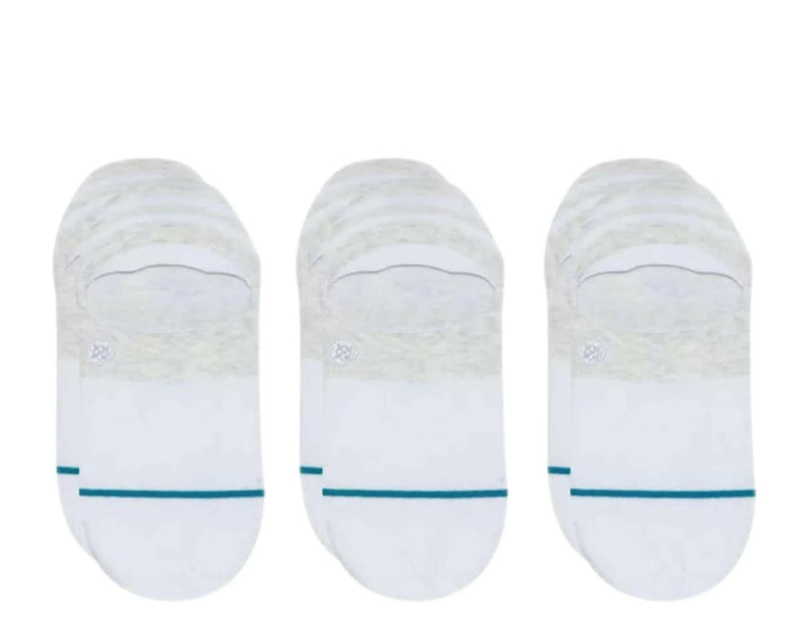 Stance Gamut 2 No Show 3-Pack Men Socks White