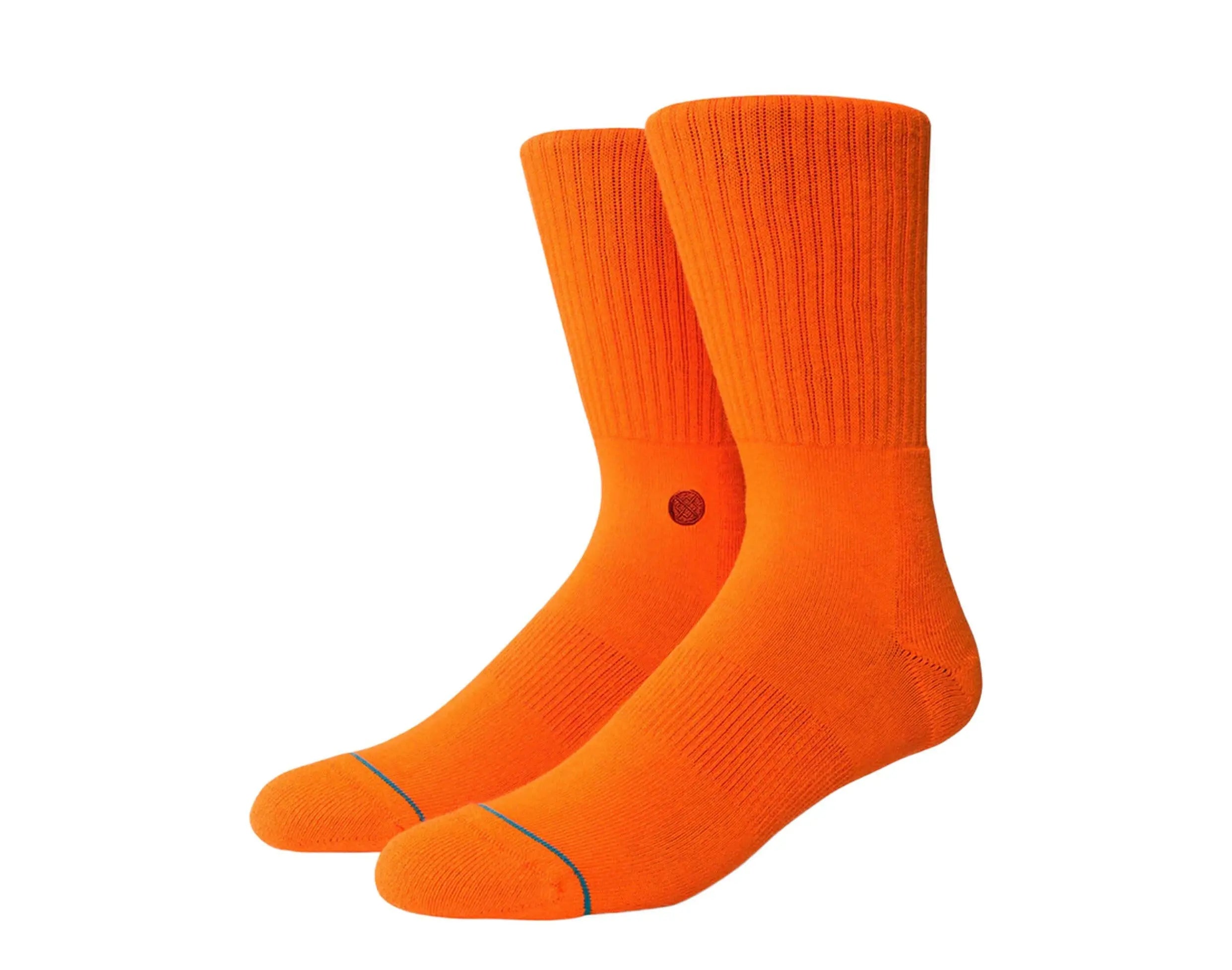 Stance Icon Classic Crew Socks Orange