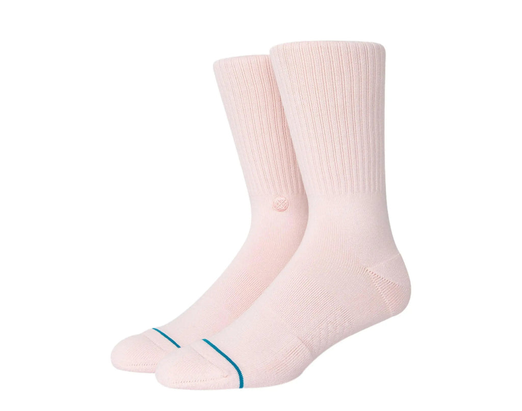 Stance Icon Classic Men Crew Socks Pink