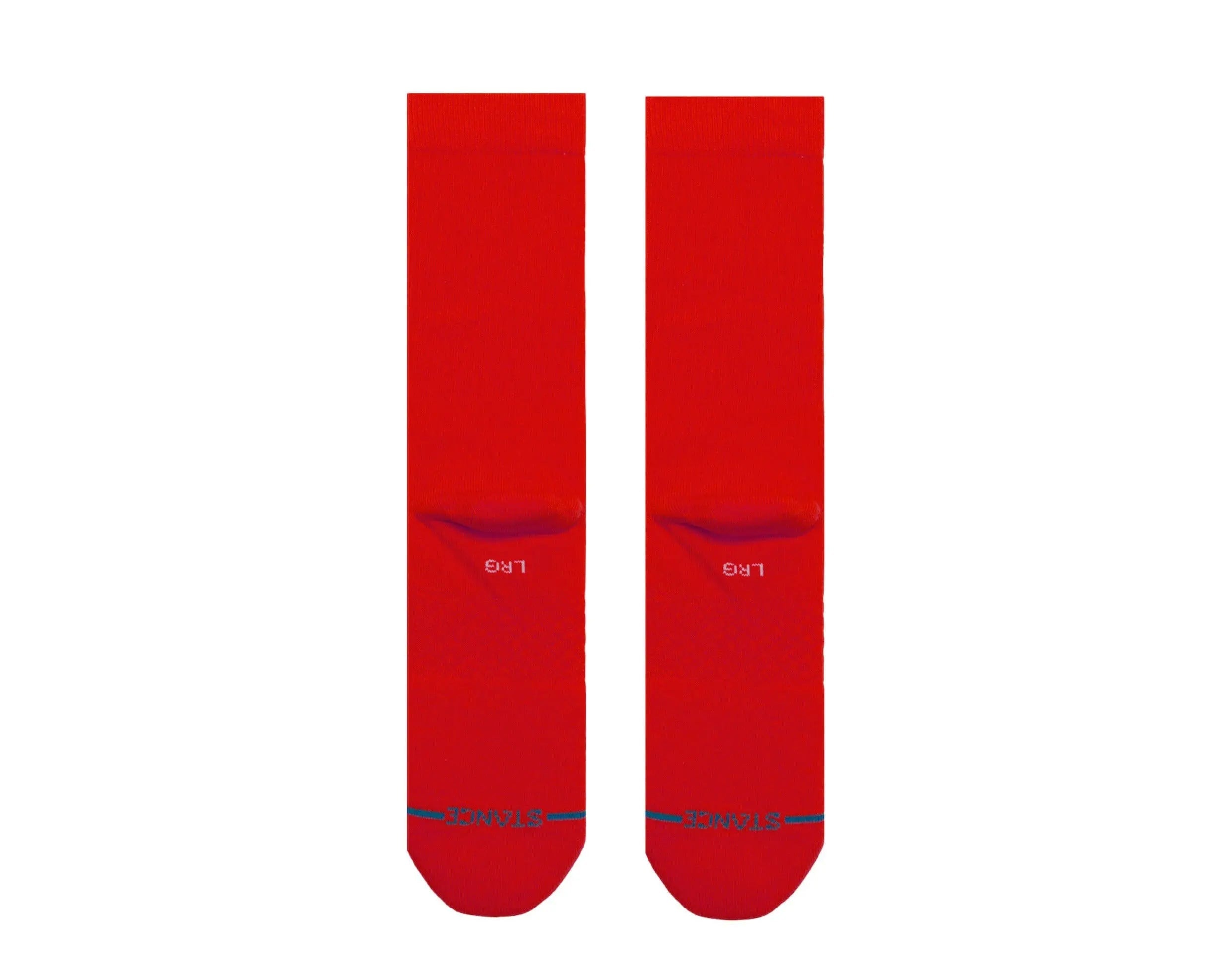 Stance Icon Classic Crew Socks Red