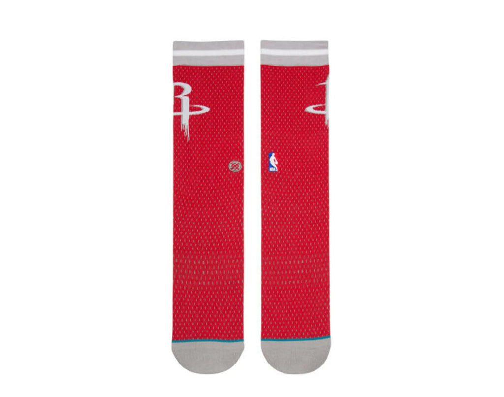 Stance Houston Rockets Jersey Crew Socks Red