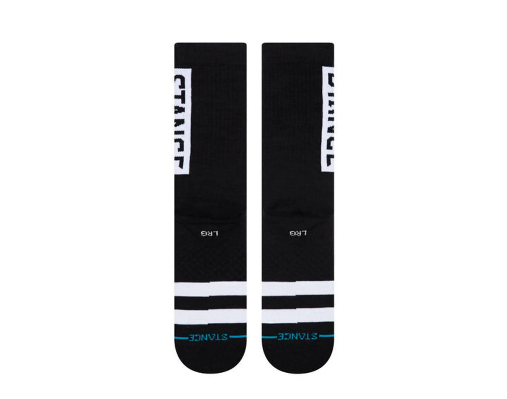 Stance UnCommon Solids Classic OG Men Crew Socks Black
