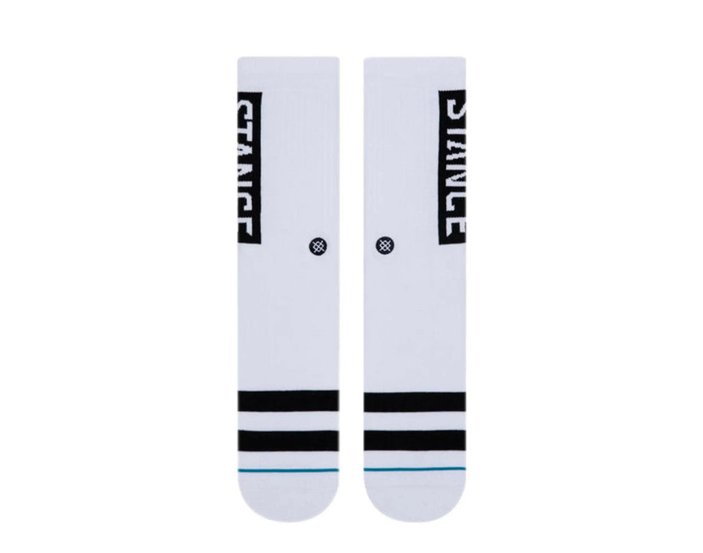 Stance UnCommon Solids Classic OG Crew Socks White