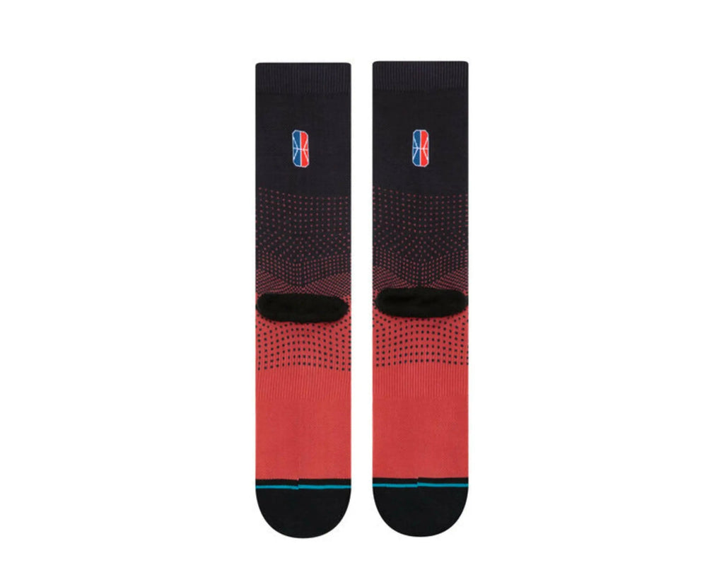 Stance NBA Miami Heat Check Gaming 2K Crew Socks Burgundy