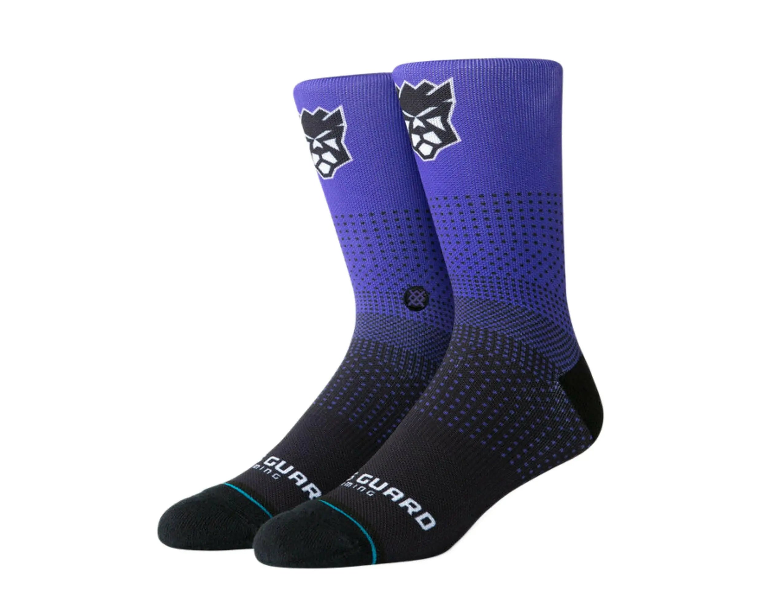 Stance NBA Sacramento Kings Gaming Guard 2K Crew Socks Purple/Black