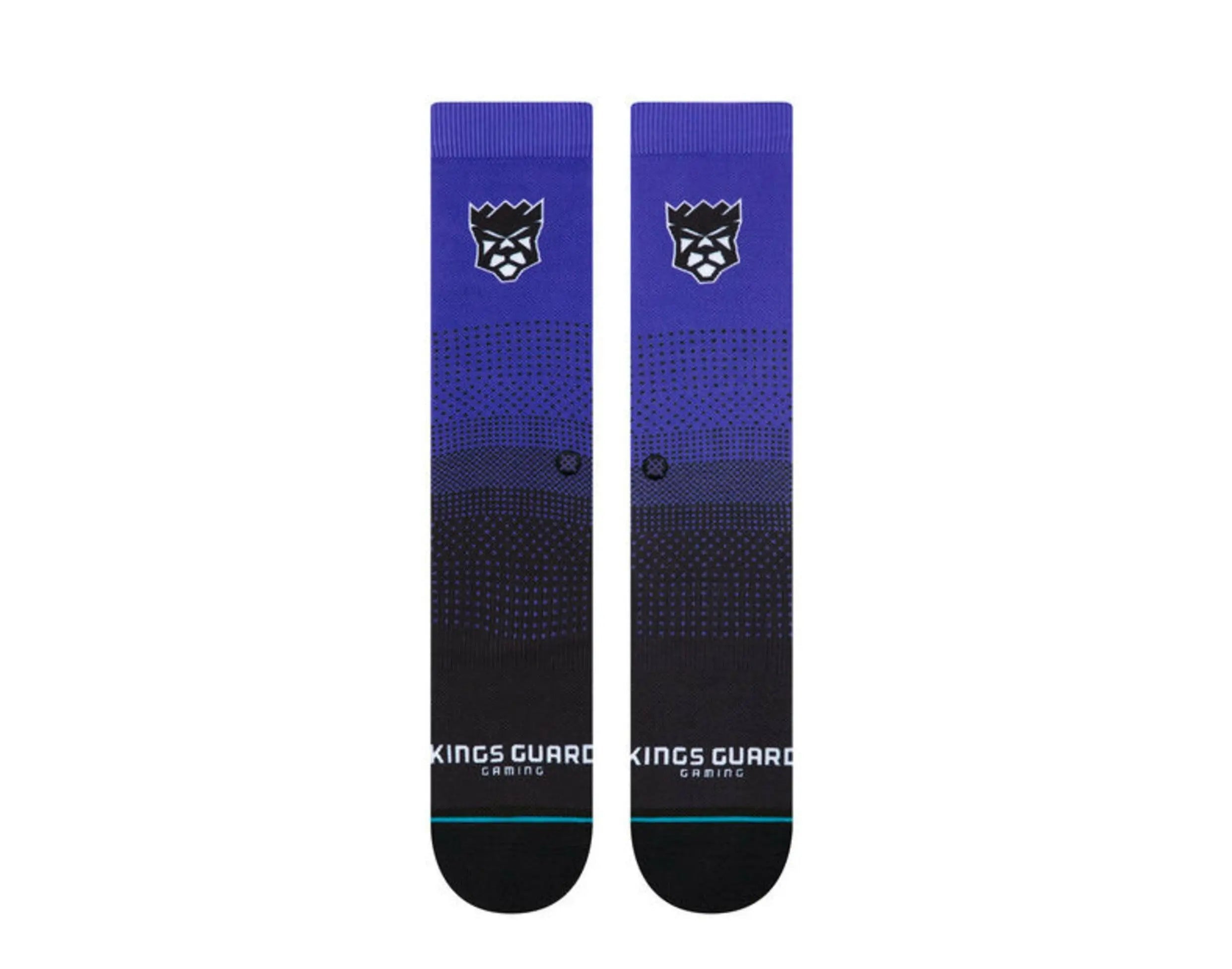 Stance NBA Sacramento Kings Gaming Guard 2K Crew Socks Purple/Black