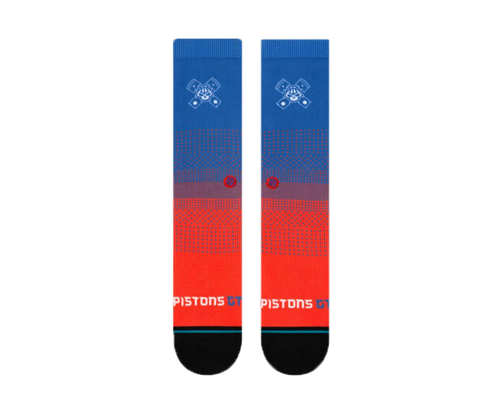 Stance Casual NBA Detroit Pistons Gaming GC 2K Crew Socks Blue/Red
