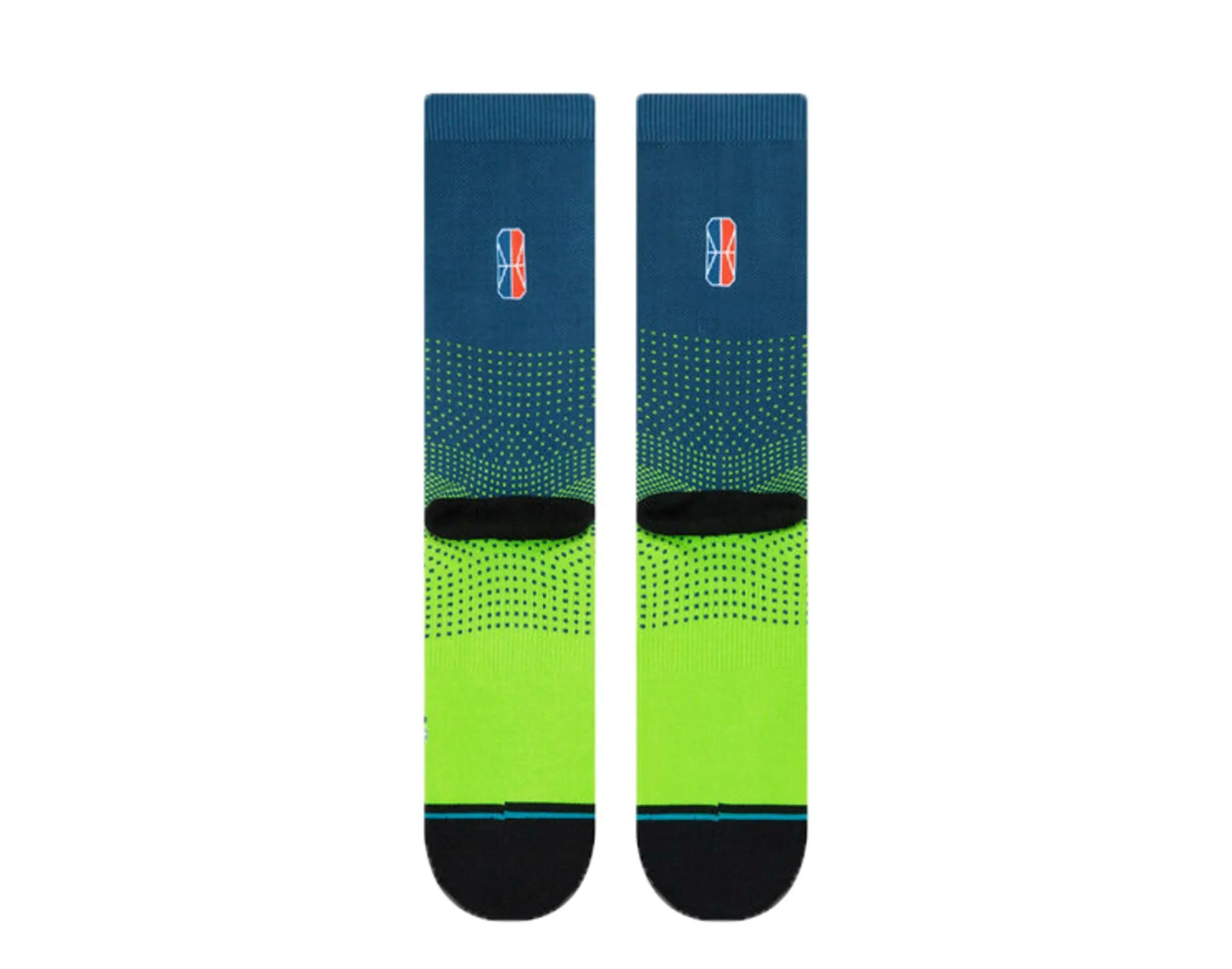 Stance Casual NBA Minnesota Timberwolves Gaming 2K Crew Socks Navy/Green