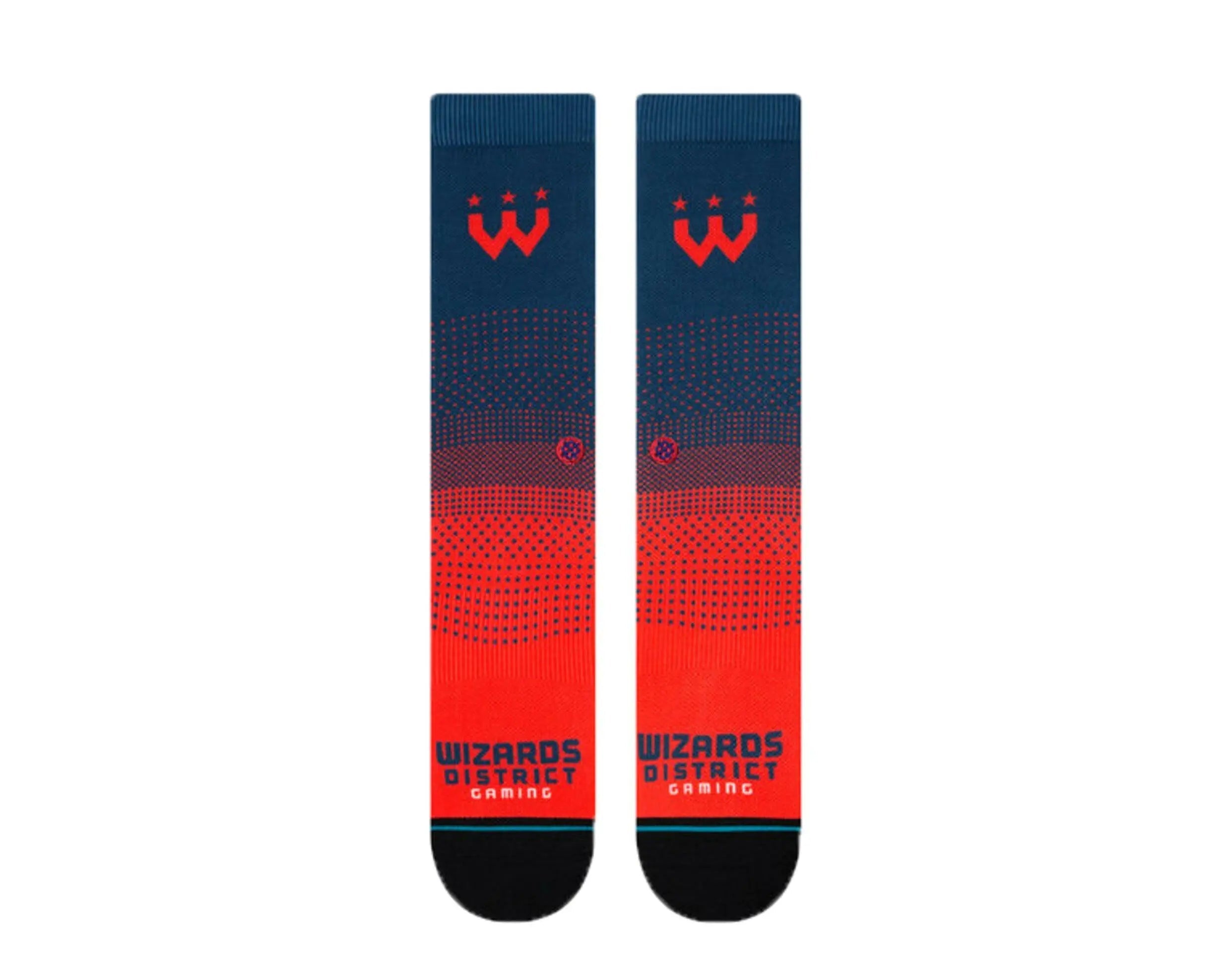 Stance Casual NBA Washington Wizards Gaming 2K Crew Socks Navy/Red