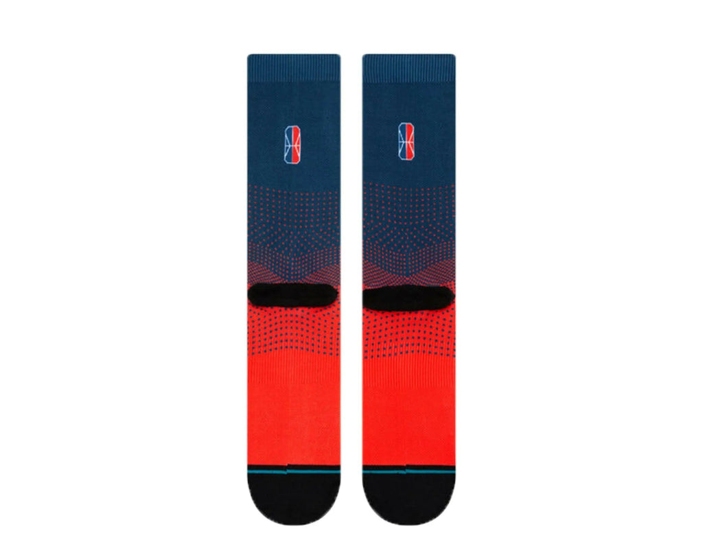Stance Casual NBA Washington Wizards Gaming 2K Crew Socks Navy/Red