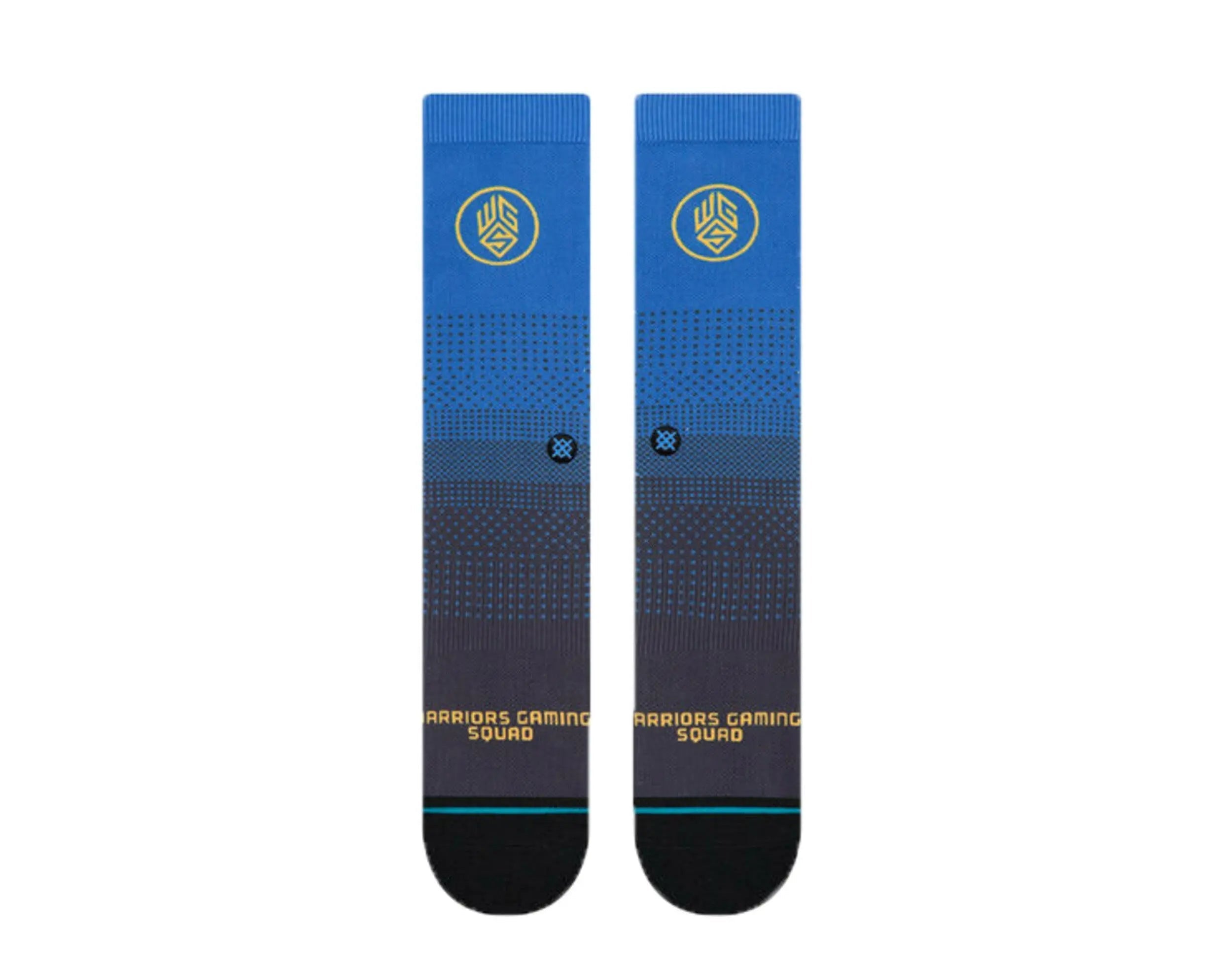 Stance Casual NBA Golden State Warriors Gaming Squad 2K Men Crew Socks Blue