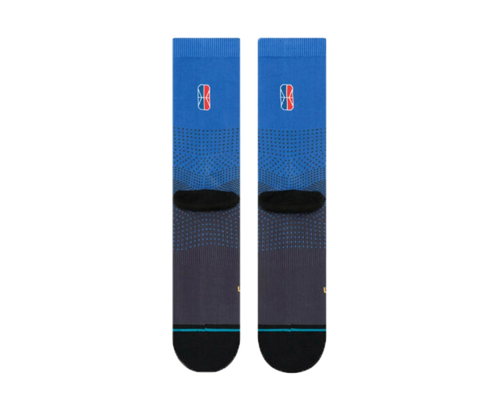 Stance Casual NBA Golden State Warriors Gaming Squad 2K Men Crew Socks Blue