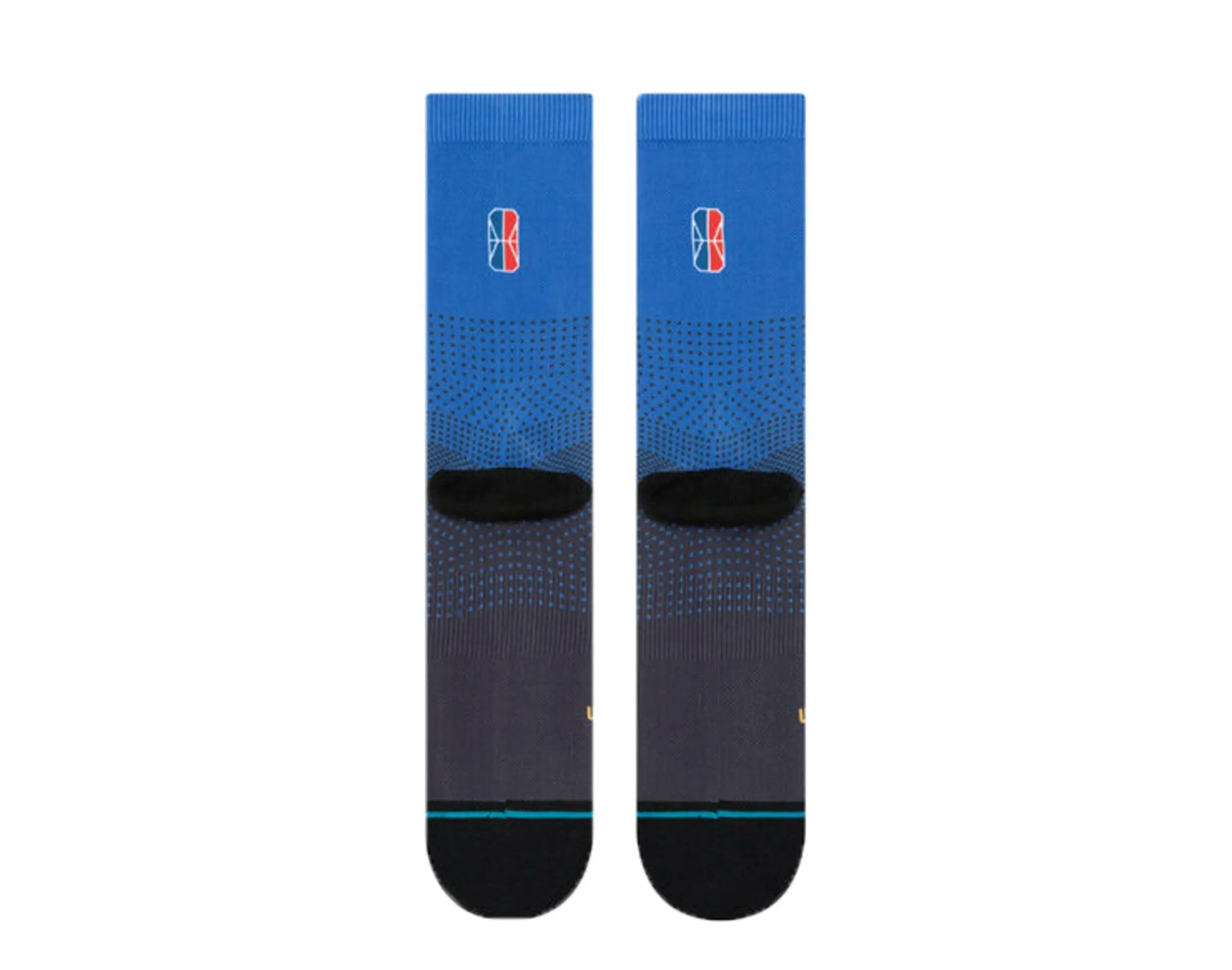 Stance Casual NBA Golden State Warriors Gaming Squad 2K Men Crew Socks Blue